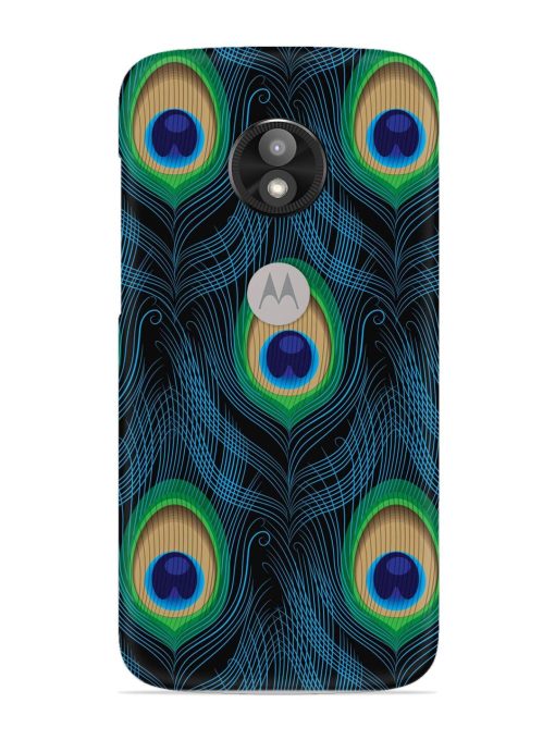 Seamless Pattern Peacock Snap Case for Motorola Moto E5 Play