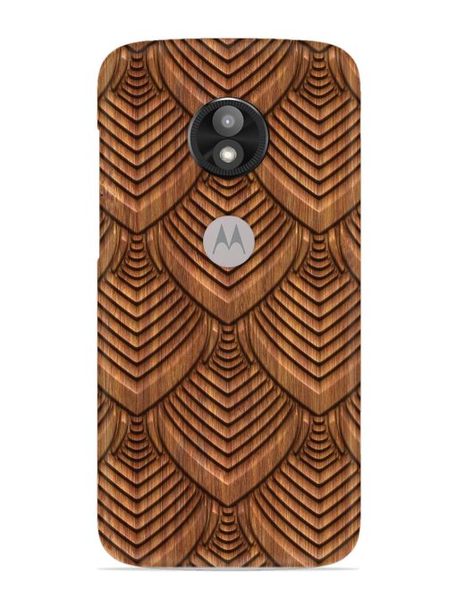 Carved Pattern On Snap Case for Motorola Moto E5 Play