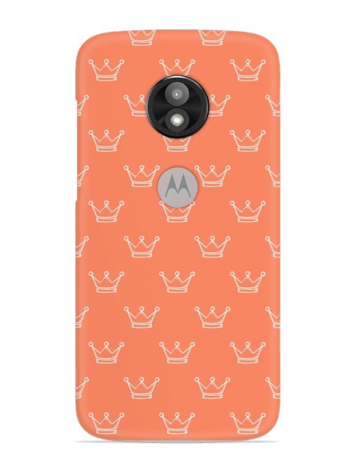 Hand Drawn Crown Snap Case for Motorola Moto E5 Play Zapvi