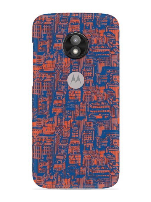 Hand Drawn Seamless Snap Case for Motorola Moto E5 Play Zapvi