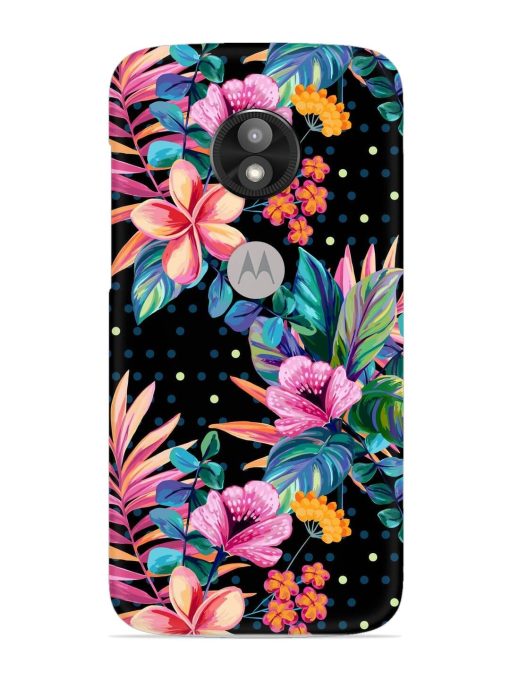 Seamless Floral Pattern Snap Case for Motorola Moto E5 Play Zapvi