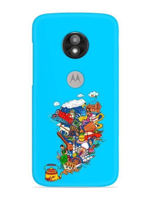 Vector Design Indian Snap Case for Motorola Moto E5 Play