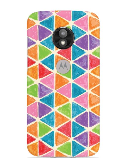 Seamless Colorful Isometric Snap Case for Motorola Moto E5 Play Zapvi