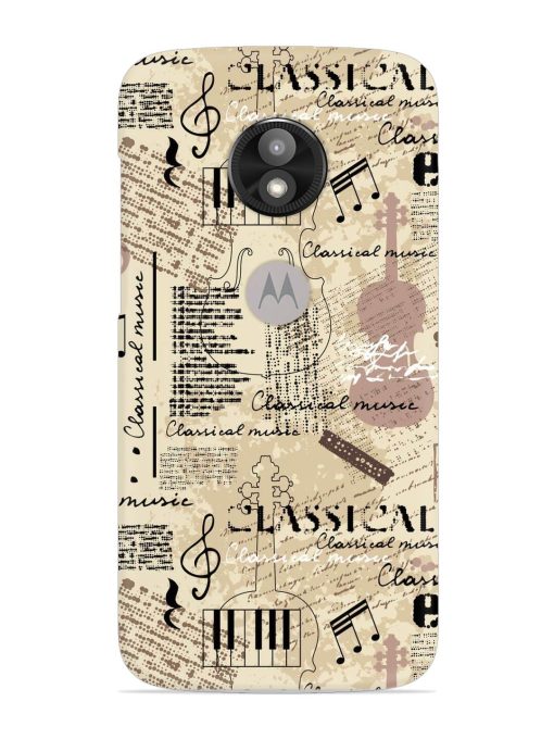 Classical Music Lpattern Snap Case for Motorola Moto E5 Play