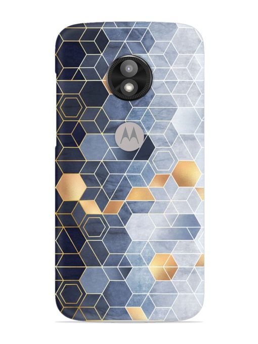 Geometric Abstraction Hexagons Snap Case for Motorola Moto E5 Play Zapvi