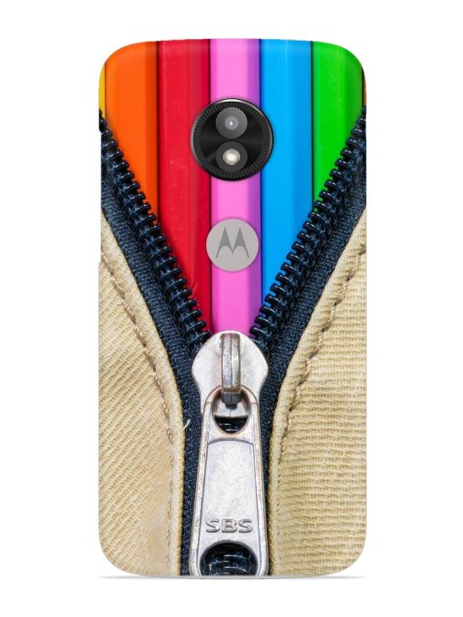 Zip In Color Snap Case for Motorola Moto E5 Play Zapvi