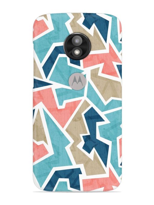 Vintage Geometric Triangle Snap Case for Motorola Moto E5 Play Zapvi