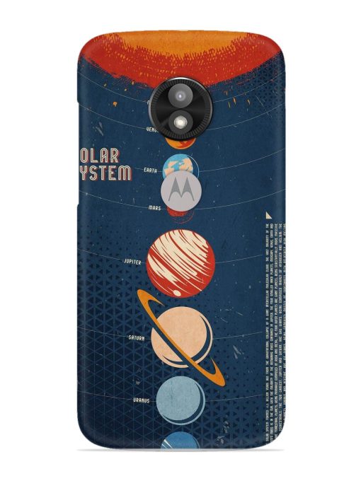 Solar System Vector Snap Case for Motorola Moto E5 Play