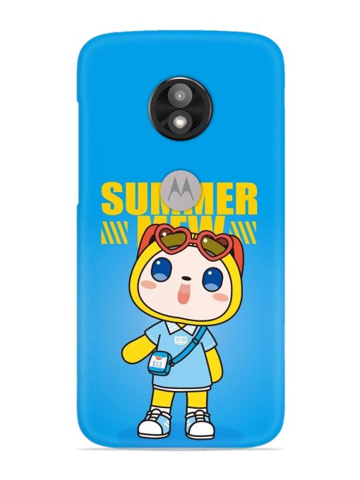 Summer Mew Cartoon Snap Case for Motorola Moto E5 Play Zapvi