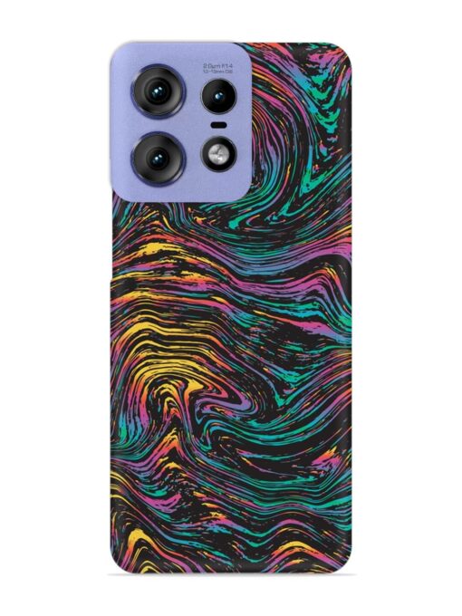 Abstract Liquid Colors Snap Case for Motorola Moto Edge 50 Pro (5G) Zapvi