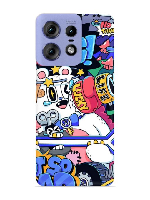 Universal Doodle Snap Case for Motorola Moto Edge 50 Pro (5G)