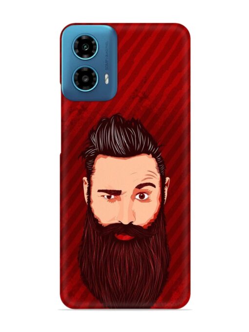 Beardo Man Snap Case for Motorola Moto G34 (5G) Zapvi