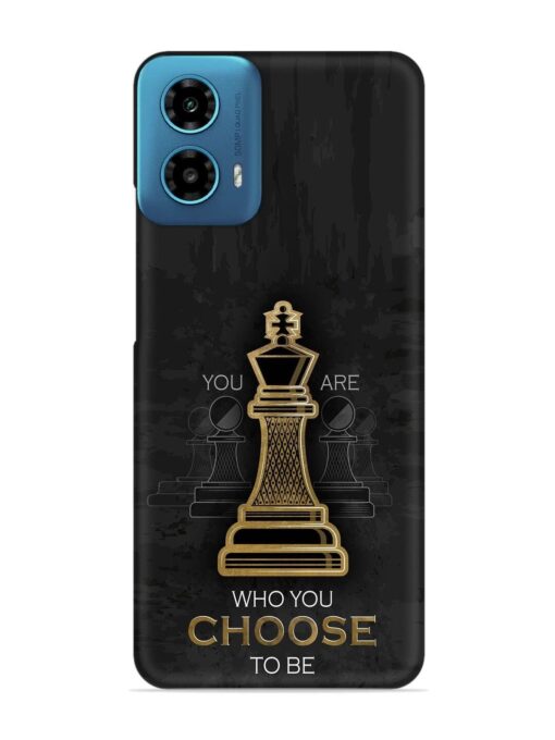 You Are Who Choose To Be Snap Case for Motorola Moto G34 (5G)