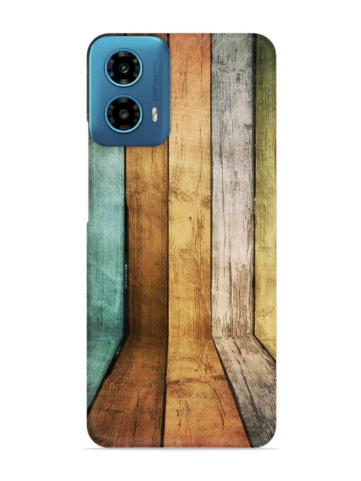 Wooden Realistic Art Snap Case for Motorola Moto G34 (5G)