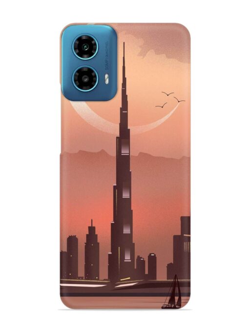 Landmark Burj Khalifa Snap Case for Motorola Moto G34 (5G) Zapvi