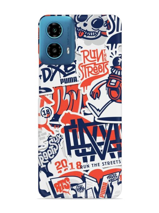 Run The Street Snap Case for Motorola Moto G34 (5G)