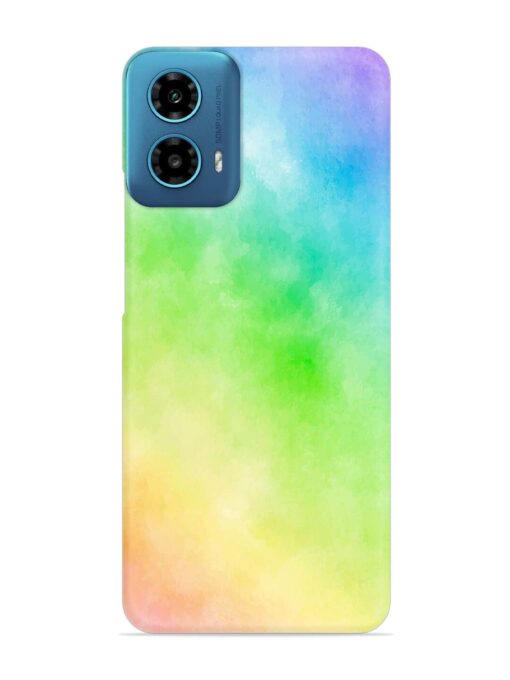 Watercolor Mixture Snap Case for Motorola Moto G34 (5G)