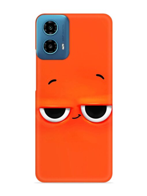 Smiley Face Snap Case for Motorola Moto G34 (5G)