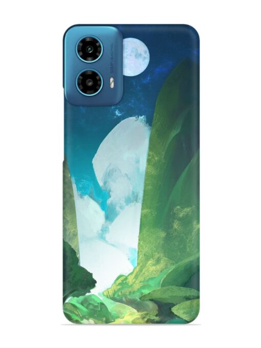 Abstract Art Of Nature Snap Case for Motorola Moto G34 (5G) Zapvi