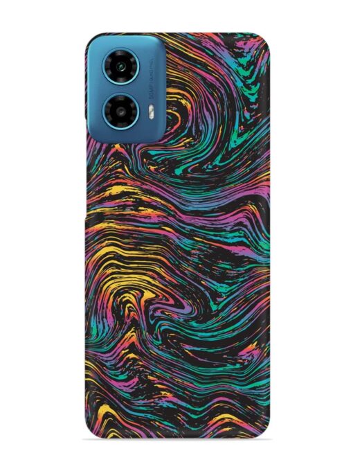 Abstract Liquid Colors Snap Case for Motorola Moto G34 (5G)