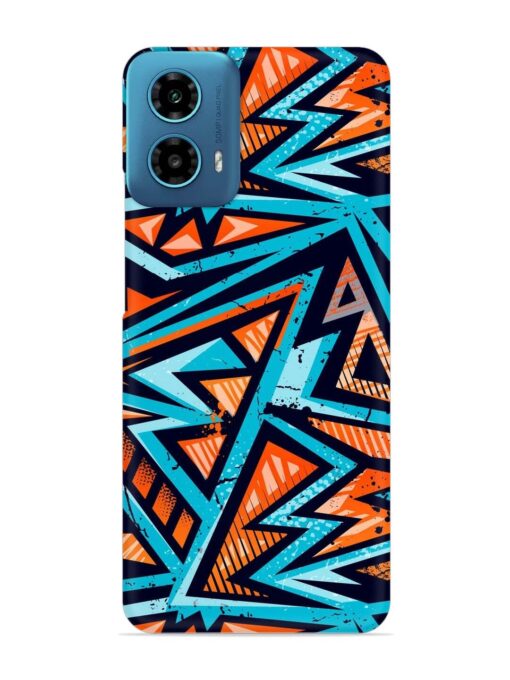 Abstract Seamless Grunge Snap Case for Motorola Moto G34 (5G)