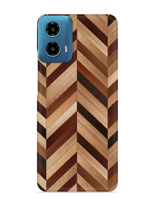 Seamless Wood Parquet Snap Case for Motorola Moto G34 (5G)