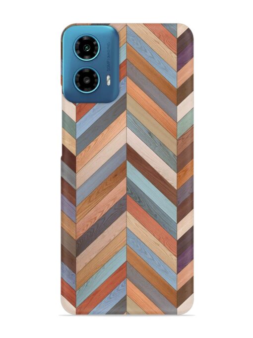 Seamless Wood Parquet Snap Case for Motorola Moto G34 (5G)