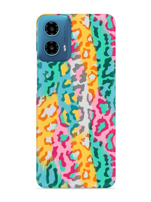 Seamless Vector Colorful Snap Case for Motorola Moto G34 (5G)