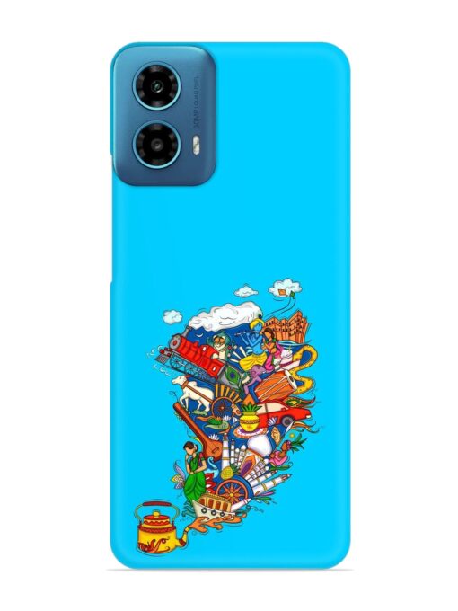 Vector Design Indian Snap Case for Motorola Moto G34 (5G)