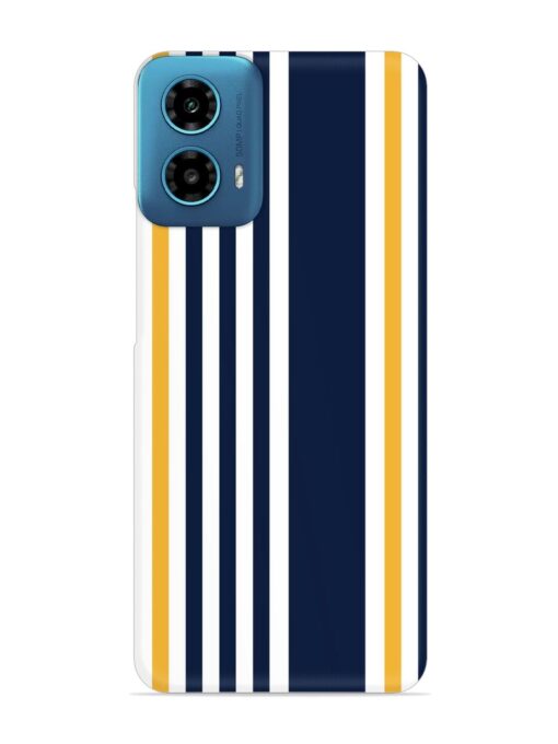 Seamless Stripe Pattern Snap Case for Motorola Moto G34 (5G)