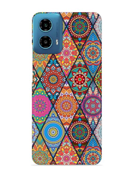 Seamless Tile Pattern Snap Case for Motorola Moto G34 (5G)