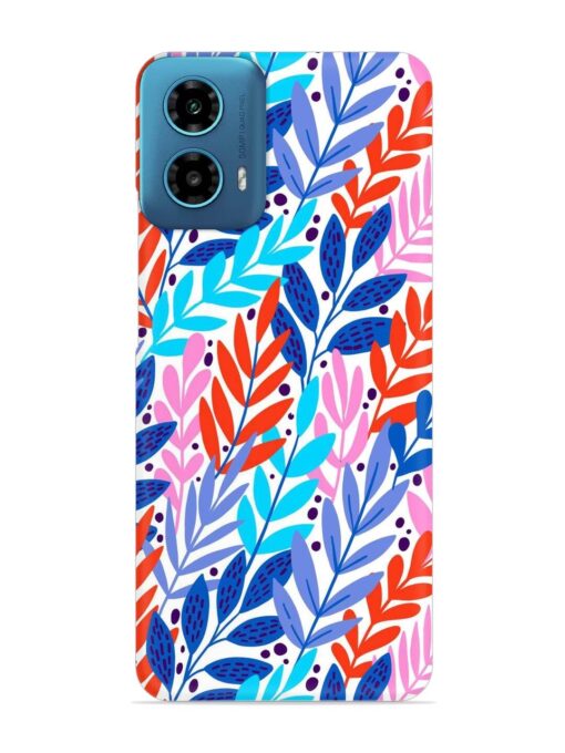 Bright Floral Tropical Snap Case for Motorola Moto G34 (5G)