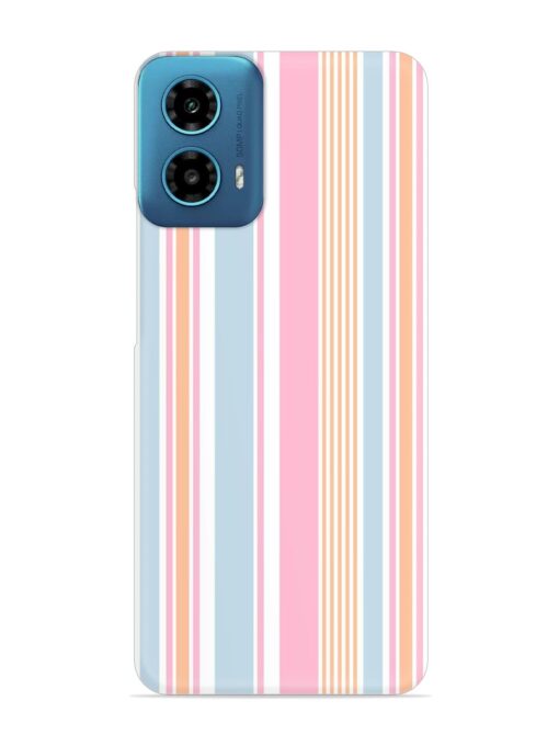 Stripe Seamless Pattern Snap Case for Motorola Moto G34 (5G)