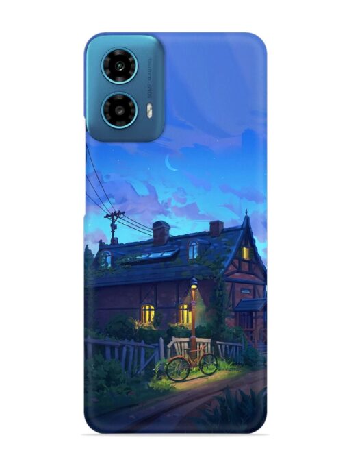 Beautiful Village House Snap Case for Motorola Moto G34 (5G)