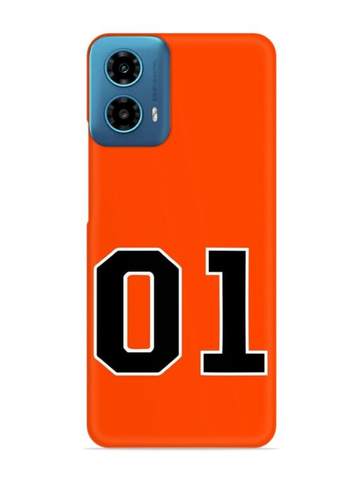 01 Number Snap Case for Motorola Moto G34 (5G) Zapvi