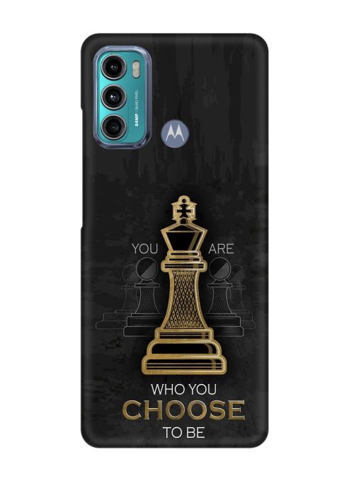 You Are Who Choose To Be Snap Case for Motorola Moto G40 Fusion Zapvi