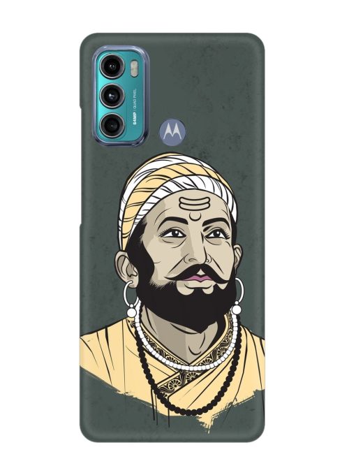 Shivaji Maharaj Vector Art Snap Case for Motorola Moto G40 Fusion Zapvi