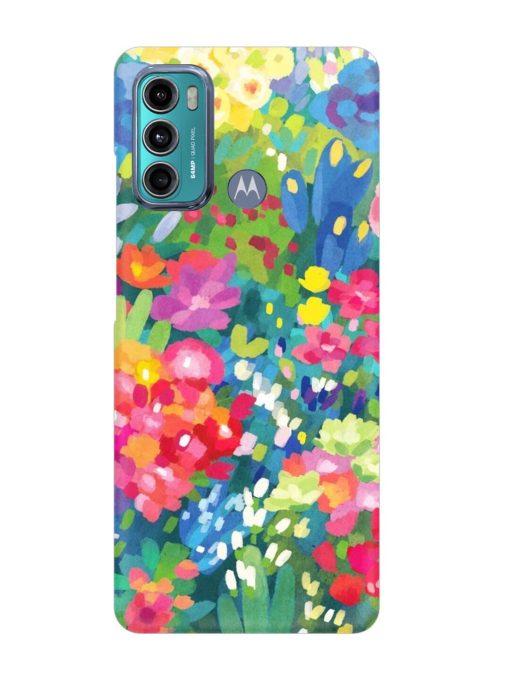 Watercolor Flower Art Snap Case for Motorola Moto G40 Fusion Zapvi