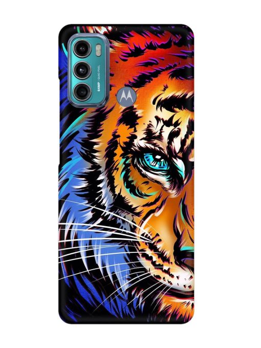 Colorful Lion Art Snap Case for Motorola Moto G40 Fusion Zapvi