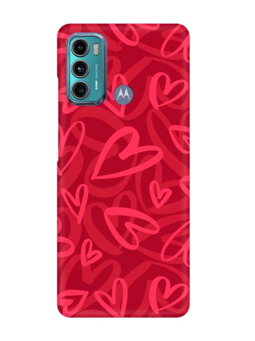 Seamless Romantic Pattern Snap Case for Motorola Moto G40 Fusion Zapvi