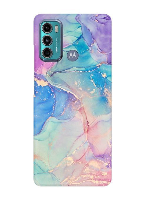 Alcohol Ink Colors Snap Case for Motorola Moto G40 Fusion Zapvi