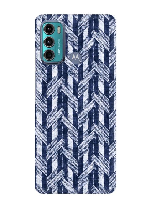 Abstract Herringbone Motif Snap Case for Motorola Moto G40 Fusion Zapvi