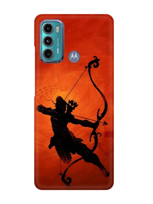 Illustration Lord Rama Snap Case for Motorola Moto G40 Fusion Zapvi