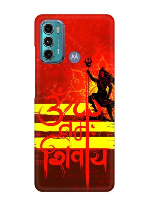 Illustration Lord Shiva Snap Case for Motorola Moto G40 Fusion Zapvi