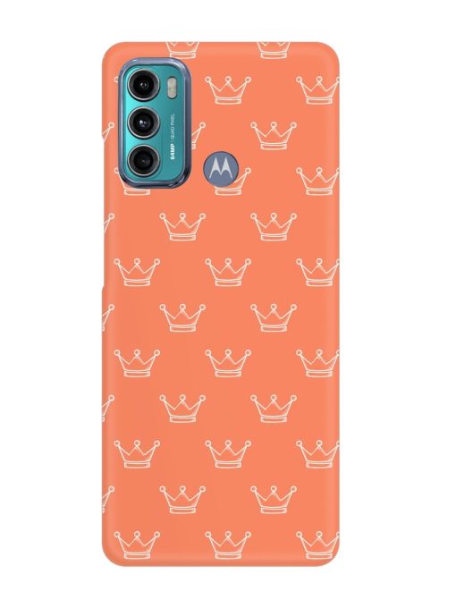 Hand Drawn Crown Snap Case for Motorola Moto G40 Fusion Zapvi