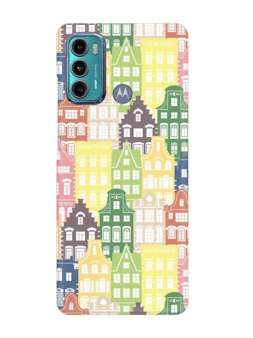 Seamless Shapes Pattern Snap Case for Motorola Moto G40 Fusion Zapvi