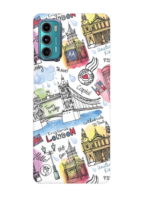 Vector London Landmark Snap Case for Motorola Moto G40 Fusion