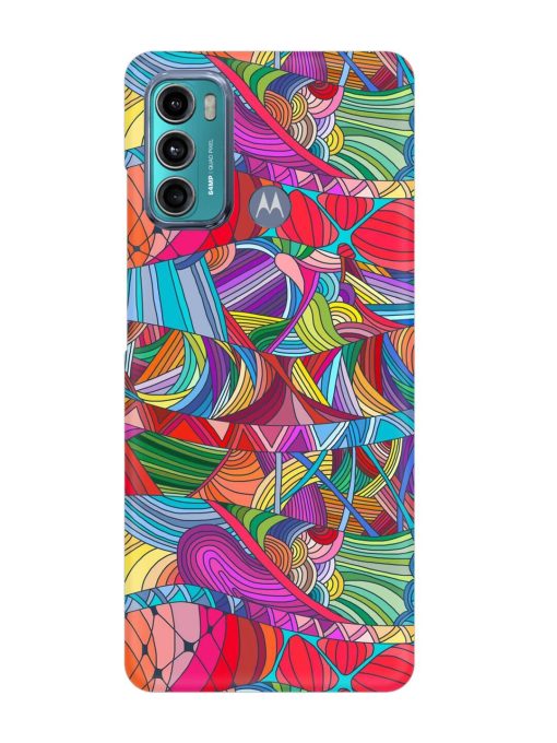 Seamless Patterns Hand Drawn Snap Case for Motorola Moto G40 Fusion Zapvi