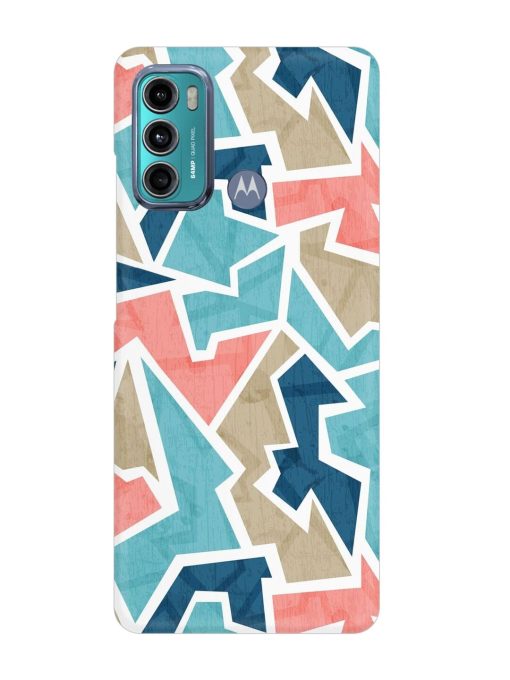 Vintage Geometric Triangle Snap Case for Motorola Moto G40 Fusion Zapvi