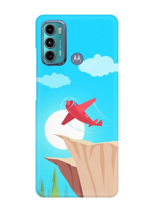 Small Planes In Flight Snap Case for Motorola Moto G40 Fusion Zapvi